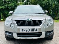USED 2013 63 SKODA YETI 2.0 LAURIN AND KLEMENT TDI CR 5d 170 BHP PAN ROOF/SAT NAV/LEATHER/PARK ASSIST/4x4/CRUISE