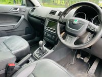 USED 2013 63 SKODA YETI 2.0 LAURIN AND KLEMENT TDI CR 5d 170 BHP PAN ROOF/SAT NAV/LEATHER/PARK ASSIST/4x4/CRUISE