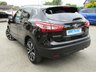 USED 2015 64 NISSAN QASHQAI 1.5 DCI TEKNA 5d 108 BHP Finished in PEARL BLACK with contrasting EBONY BLACK HEATED SEATS. The Qashqai is one of the best selling SUV's around at the moment. This Top of the range edition is comfy, easy to drive and has enough space for 5 adults. Features include, Full heated leather, Sat Nav, Pan Roof, Electric Seats, Auto Park, 360 Reverse Cameras, B/Tooth and much more. Dealer serviced at 9405 miles, 17414 miles, 26823 miles and at 54285 miles (inc Cam Belt and Water Pump)