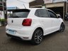 USED 2016 16 VOLKSWAGEN POLO 1.8 GTI 5d 189 BHP Finished in PURE WHITE with contrasting retro cloth trim. This Polo is quick and great fun to drive. The Polo is one of the best selling and popular small cars around. It is very comfortable and practical, with a distinct upmarket feel to it. Features include 17" Alloys, DAB, 2 Keys, B/Tooth, Daytime Run Lights and much more. Dealer serviced at 12488 miles, 19691 miles, 27527 miles and on arrival at 39387 miles. 12 Months MOT.