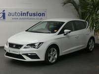 USED 2017 17 SEAT LEON 1.4 TSI FR TECHNOLOGY 5d 148 BHP SAT NAV PART LEATHER INTERIOR VAT Q