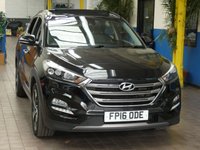 USED 2016 16 HYUNDAI TUCSON 2.0 CRDI PREMIUM SE BLUE DRIVE 5d 134 BHP SAT NAV LEATHER SUNROOF VAT Q