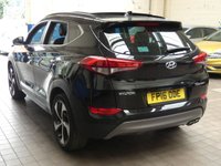USED 2016 16 HYUNDAI TUCSON 2.0 CRDI PREMIUM SE BLUE DRIVE 5d 134 BHP SAT NAV LEATHER SUNROOF VAT Q