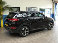USED 2016 16 HYUNDAI TUCSON 2.0 CRDI PREMIUM SE BLUE DRIVE 5d 134 BHP SAT NAV LEATHER SUNROOF VAT Q