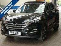 USED 2016 16 HYUNDAI TUCSON 2.0 CRDI PREMIUM SE BLUE DRIVE 5d 134 BHP SAT NAV LEATHER SUNROOF VAT Q