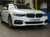 USED 2018 18 BMW 5 SERIES 2.0 520I M SPORT 4d 181 BHP SAT NAV LEATHER HEATED SEATS VAT Q