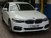 USED 2018 18 BMW 5 SERIES 2.0 520I M SPORT 4d 181 BHP SAT NAV LEATHER HEATED SEATS VAT Q