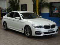 USED 2018 18 BMW 5 SERIES 2.0 520I M SPORT 4d 181 BHP SAT NAV LEATHER HEATED SEATS VAT Q