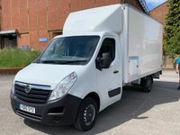 USED 2016 16 VAUXHALL MOVANO F3500 L3 H1 CDTI 125 LUTON BOX VAN+TAILIFT  