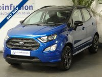 USED 2019 19 FORD ECOSPORT 1.0 ST-LINE 5d 99 BHP FREE 12 MONTHS GOLD WARRANTY SAT NAV PART LEATHER PARKING SENSORS GENUINE LOW MILES 1 OWNER SERVICE HISTORY