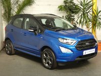 USED 2019 19 FORD ECOSPORT 1.0 ST-LINE 5d 99 BHP FREE 12 MONTHS GOLD WARRANTY SAT NAV PART LEATHER PARKING SENSORS GENUINE LOW MILES 1 OWNER SERVICE HISTORY