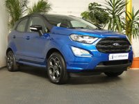 USED 2019 19 FORD ECOSPORT 1.0 ST-LINE 5d 99 BHP FREE 12 MONTHS GOLD WARRANTY SAT NAV PART LEATHER PARKING SENSORS GENUINE LOW MILES 1 OWNER SERVICE HISTORY