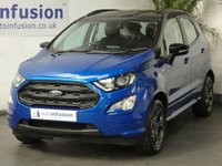 USED 2019 19 FORD ECOSPORT 1.0 ST-LINE 5d 99 BHP FREE 12 MONTHS GOLD WARRANTY SAT NAV PART LEATHER PARKING SENSORS GENUINE LOW MILES 1 OWNER SERVICE HISTORY
