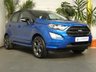 USED 2019 19 FORD ECOSPORT 1.0 ST-LINE 5d 99 BHP FREE 12 MONTHS GOLD WARRANTY SAT NAV PART LEATHER PARKING SENSORS GENUINE LOW MILES 1 OWNER SERVICE HISTORY