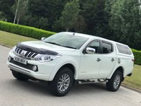 USED 2017 K MITSUBISHI L200 2.4 DI-D 4WD BARBARIAN DCB 178 BHP ** NO VAT * CANOPY + SAT NAV