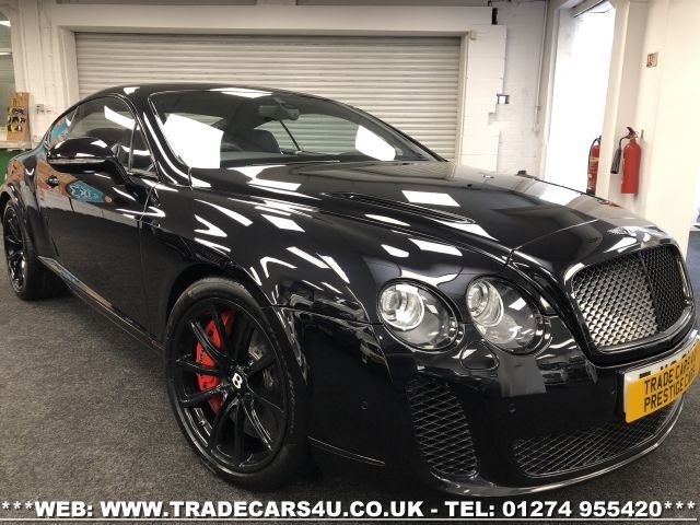 2010 10 Bentley Continental RARE BENTLEY CONTINENTAL GT SUPERSPORTS 6.0 W12 4WD COUPE 621 BHP *ONYX BLK PRL*