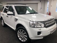 USED 2011 61 LAND ROVER FREELANDER LAND ROVER FREELANDER 2 2.2 SD4 4X4 AUTO HSE ***FUJI WHITE*** FREE UK DELIVERY*VIDEO AVAILABLE* FINANCE ARRANGED* PART EX*HPI CLEAR
