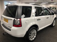 USED 2011 61 LAND ROVER FREELANDER LAND ROVER FREELANDER 2 2.2 SD4 4X4 AUTO HSE ***FUJI WHITE*** FREE UK DELIVERY*VIDEO AVAILABLE* FINANCE ARRANGED* PART EX*HPI CLEAR