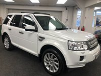 USED 2011 61 LAND ROVER FREELANDER LAND ROVER FREELANDER 2 2.2 SD4 4X4 AUTO HSE ***FUJI WHITE*** FREE UK DELIVERY*VIDEO AVAILABLE* FINANCE ARRANGED* PART EX*HPI CLEAR