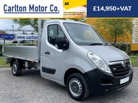 USED 2016 16 VAUXHALL MOVANO F3500 CDTI 125 L2 DROPSIDE ALLOY BODY  NEW ALLOY SIDES