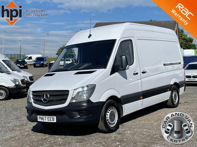 2017 67 Mercedes-Benz Sprinter 2.1 314 CDI 140 BHP EURO 6 MWB FACELIFT HIGH ROOF