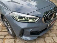 USED 2020 20 BMW 1 SERIES 1.5 118I M SPORT 5d 139 BHP NEW SHAPE - BMW 118i M-SPORT 5DR AUTOMATIC - 1 OWNER VEHICLE HAVING COVERED ONLY 8,998 MILES FROM BRAND NEW - STORM BAY GREY WITH FULL BLACK LEATHER