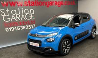USED 2017 17 CITROEN C3 1.2 PURETECH FLAIR 5d 81 BHP METALLIC BLUE PAINT+APPLE PLAY + REVERSE CAMERA