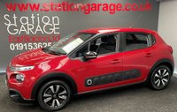 USED 2017 17 CITROEN C3 1.2 PURETECH FEEL 5d 81 BHP STYLE PACK RARE &pound;20TAX IN RED