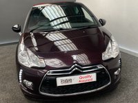 USED 2014 64 CITROEN DS3 1.6 E-HDI DSTYLE PLUS 3d 90 BHP WHISTER PURPLE BLACK ALLOYS