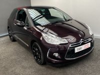 USED 2014 64 CITROEN DS3 1.6 E-HDI DSTYLE PLUS 3d 90 BHP WHISTER PURPLE BLACK ALLOYS