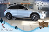 USED 2016 66 MERCEDES-BENZ GLC-CLASS 3.0 AMG GLC 43 4MATIC PREMIUM PLUS 5d AUTO 362 BHP FINISHED IN STUNNING METALLIC DIAMOND SILVER, COMPLIMENTED WITH BLACK PART LEATHER AND SUEDE HEATED SEATS WITH ELECTRIC ADJUSTMENT AND MEMORY PROGRAMME + CARBON FIBRE INTERIOR TRIM PACKAGE + 1 FORMER KEEPER, HUGE SPECIFICATION AND WONDERFULLY WELL CARED FOR INCLUDING A FULLY DOCUMENTED SERVICE HISTORY + PREMIUM PLUS PACKAGE + ELECTRIC PANORAMIC GLASS SUNROOF + COMMAND SATELLITE NAVIGATION + REVERSING CAMERA + ACTIVE PARKING ASSISTANCE + UPGRADED BERMESTER SOUND SYSTEM + FRONT AND REAR PARKING