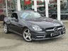 USED 2015 64 MERCEDES-BENZ SLK 2.1 SLK250 CDI BLUEEFFICIENCY AMG SPORT 2d 204 BHP Finished in TENORITE GREY METALLIC with BLACK SPORTS HEATED LEATHER TRIM. This SLK is a low mileage luxury two-seater roadster. This great looking head turner is stylish and offers impressive refinement thanks to its folding hard-top, along with affordable and economical running costs. Features include Sat Nav, Full Leather, DAB radio, B/Tooth, Cruise Control and much more. Mercedes Dealer serviced at 16759 miles, 23151 miles, 33865 miles and on arrival at 36947 miles. MOT due 8/3/2022.