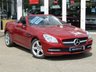 USED 2015 MERCEDES-BENZ SLK 2.1 SLK 250 D 2d 201 BHP Finished in HYACINTH RED METALLIC with BLACK SPORTS HEATED LEATHER TRIM. This SLK is a low mileage luxury two-seater roadster. This great looking head turner is stylish and offers impressive refinement thanks to its folding hard-top, along with affordable and economical running costs. Features include Sat Nav, Full Leather, DAB radio, B/Tooth, Cruise Control, B/Tooth and much more. Mercedes Dealer serviced at 9562 miles, 20882 miles, 30952 miles, 43599 miles and at 51527 miles. 12 Months MOT.