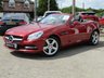 USED 2015 MERCEDES-BENZ SLK 2.1 SLK 250 D 2d 201 BHP Finished in HYACINTH RED METALLIC with BLACK SPORTS HEATED LEATHER TRIM. This SLK is a low mileage luxury two-seater roadster. This great looking head turner is stylish and offers impressive refinement thanks to its folding hard-top, along with affordable and economical running costs. Features include Sat Nav, Full Leather, DAB radio, B/Tooth, Cruise Control, B/Tooth and much more. Mercedes Dealer serviced at 9562 miles, 20882 miles, 30952 miles, 43599 miles and at 51527 miles. 12 Months MOT.