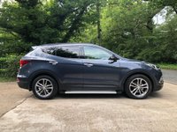 USED 2016 16 HYUNDAI SANTA FE 2.2 CRDI PREMIUM SE BLUE DRIVE 5d 197 BHP ZERO DEPOSIT FINANCE AVAILABLE