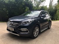 USED 2016 16 HYUNDAI SANTA FE 2.2 CRDI PREMIUM SE BLUE DRIVE 5d 197 BHP ZERO DEPOSIT FINANCE AVAILABLE