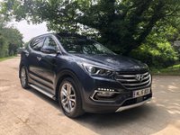 USED 2016 16 HYUNDAI SANTA FE 2.2 CRDI PREMIUM SE BLUE DRIVE 5d 197 BHP ZERO DEPOSIT FINANCE AVAILABLE