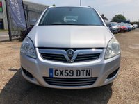 USED 2010 59 VAUXHALL ZAFIRA 1.6 DESIGN 5d 113 BHP Low Mileage 7 Seater with FSH