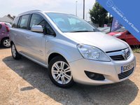 USED 2010 59 VAUXHALL ZAFIRA 1.6 DESIGN 5d 113 BHP Low Mileage 7 Seater with FSH