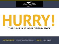 USED 2013 13 SKODA CITIGO 1.0 ELEGANCE GREENTECH 5d 74 BHP www.suffolkcarcentre.co.uk - Located a Reydon