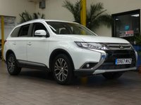 USED 2017 67 MITSUBISHI OUTLANDER 2.3 DI-D 3 5d 147 BHP 4WD 7 SEATS 1 OWNER FSH