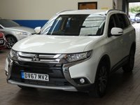 USED 2017 67 MITSUBISHI OUTLANDER 2.3 DI-D 3 5d 147 BHP 4WD 7 SEATS 1 OWNER FSH