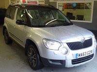 USED 2013 63 SKODA YETI 2.0 ADVENTURE TDI CR 5d 109 BHP FULL SERVICE HISTORY