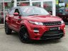 USED 2015 15 LAND ROVER RANGE ROVER EVOQUE 2.2 SD4 PURE TECH 5d 190 BHP Finished in FIRENZE RED  with contrasting BLACK HEATED LEATHER Trim. This Evoque comes from one of the most desirable brands on the market today. It is great looking, Fun to drive and a comfortable SUV has features which include, OVERFINCH KIT, 22" ALLOYS, PANORAMIC SUNROOF, DAB, SAT NAV, DAB, HEATED LEATHER, Front and Rear view Cameras and much more. Dealer serviced at 13297 miles, 24705 miles, 27114 miles and at 30349 miles.