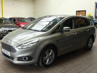 USED 2017 17 FORD S-MAX 1.5 TITANIUM 5dr 159 BHP 7 SEAT SAT NAV PANORAMIC SUNROOF