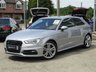 USED 2014 14 AUDI A3 2.0 TDI QUATTRO S LINE 3d 182 BHP Finished in FLORET SILVER metallic with Part LEATHER SPORTS Trim. This great looking TDI quattro brings more poke and all-wheel drive to Audi's impressive hatchback range. In short this Audi is absolutely gorgeous. Specifications include Front and Rear Cameras, DAB radio, B/Tooth, 18" Alloys, 4x4, Part Leather and much more. Dealer serviced at 18443 miles, 29462 miles, (inc haldex), 39224 miles, 49333 miles, 52165 miles, 58687 miles (Cam Belt and Water Pump), and at 65695 miles(inc Haldex).