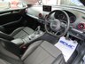 USED 2014 14 AUDI A3 2.0 TDI QUATTRO S LINE 3d 182 BHP Finished in FLORET SILVER metallic with Part LEATHER SPORTS Trim. This great looking TDI quattro brings more poke and all-wheel drive to Audi's impressive hatchback range. In short this Audi is absolutely gorgeous. Specifications include Front and Rear Cameras, DAB radio, B/Tooth, 18" Alloys, 4x4, Part Leather and much more. Dealer serviced at 18443 miles, 29462 miles, (inc haldex), 39224 miles, 49333 miles, 52165 miles, 58687 miles (Cam Belt and Water Pump), and at 65695 miles(inc Haldex).
