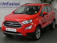 USED 2018 18 FORD ECOSPORT 1.0 TITANIUM 5d 124 BHP SAT NAV PART LEATHER INTERIOR PARKING SENSORS 6 MONTHS GOLD WARRANTY