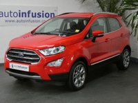 USED 2018 18 FORD ECOSPORT 1.0 TITANIUM 5d 124 BHP SAT NAV PART LEATHER INTERIOR PARKING SENSORS 6 MONTHS GOLD WARRANTY