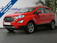 USED 2018 18 FORD ECOSPORT 1.0 TITANIUM 5d 124 BHP SAT NAV PART LEATHER INTERIOR PARKING SENSORS 6 MONTHS GOLD WARRANTY